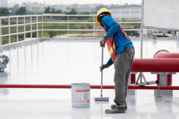 types of commercial roof coating